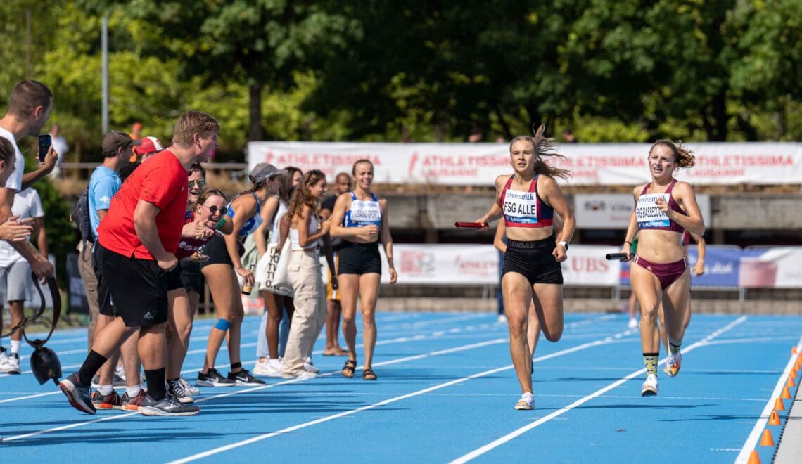 Photo de la finale de la Coupe des Clubs 2022 au Stade Pierre-de-Coubertin à Lausanne