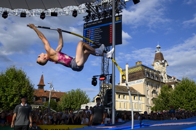 Diamond League athletics meeting Lausanne - Pole vault